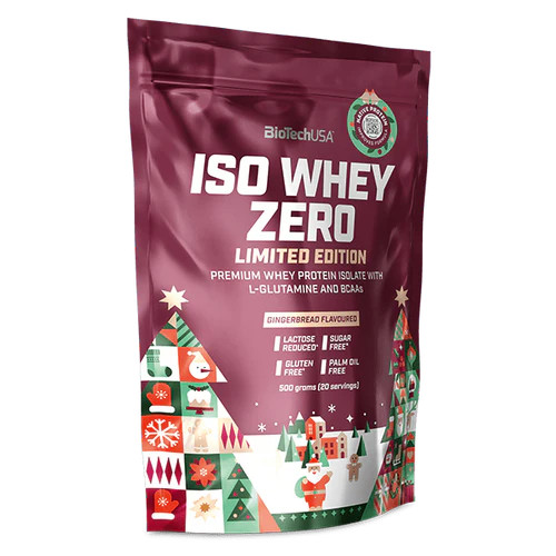 BiotechUSA Iso Whey Zero 500 g - mézeskalács (limitált kiadás)