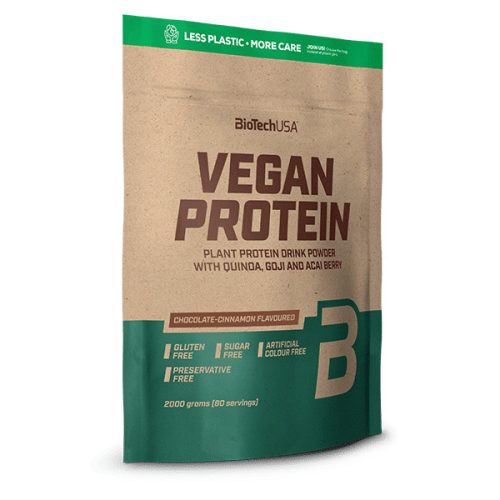 BioTechUSA Vegan Protein, fehérje vegánoknak - 2000 g