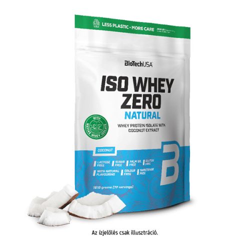 BioTechUSA Iso Whey Zero Natural tejsavófehérje izolátum alapú italpor - 1816 g