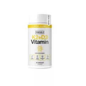   Pure Gold K2+D3 Vitamin csont- és immunrendszer védő kapszula - 60 caps