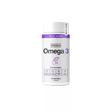 Pure Gold Omega 3 halolaj - 100 softgels