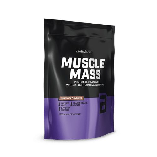 BioTechUSA Muscle Mass szénhidrát- és fehérjetartalmú italpor - 1000 g