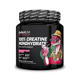   BioTechUSA 100% Creatine Monohydrate - 300 g dragonfruit-lychee (limitált)
