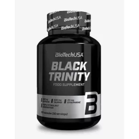   BioTechUSA Black Trinity- edzés előtti energizáló - 120 kapszula