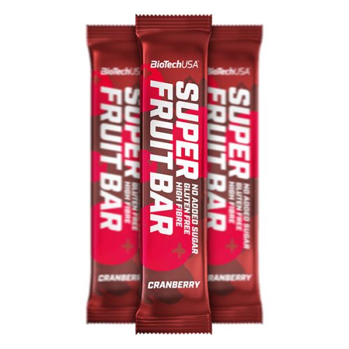 BioTechUSA Super Fruit Bar gyümölcsszelet kesudióval és mandulával - 30 g