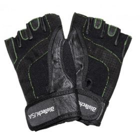 BioTechUSA Toronto Fekete bőr kesztyű