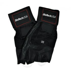 BioTechUSA Houston - Csuklószorítós fekete kesztyű