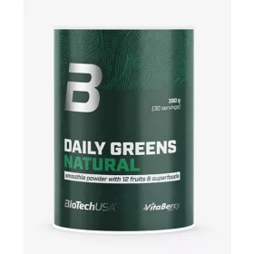 Biotechusa Daily Greens Natural - smoothie italpor (390 gr.)