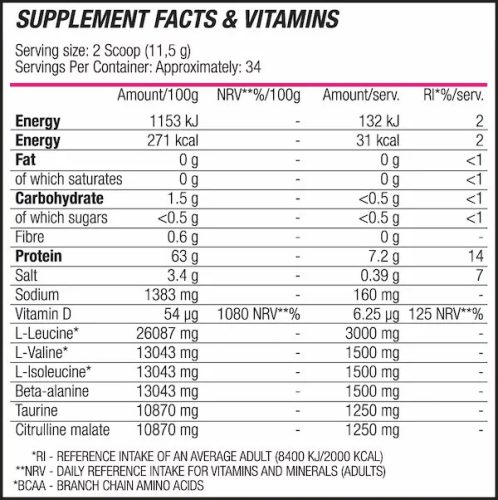 BLADE SPORT Blade Amino Edge (400gramm)