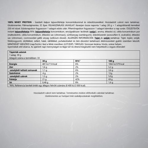 Suleiman Nutrition 100% Whey Protein 1000g