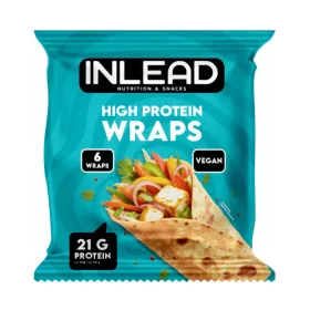 INLEAD High Protein Wraps (Tortilla) - 372g (6x62g) 