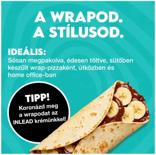 INLEAD High Protein Wraps (Tortilla) - 372g (6x62g) 