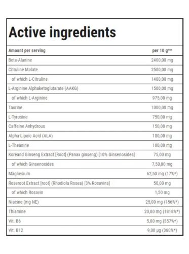 Trec Nutrition - Boogieman 300g - Edzés előtti formula 
