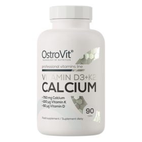 OstroVit Vitamin D3 + K2 + Kalcium 90 tabletta