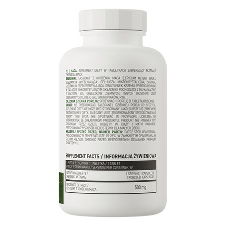 OstroVit Maca gyökér kivonat 500mg - 90 Vege tabletta