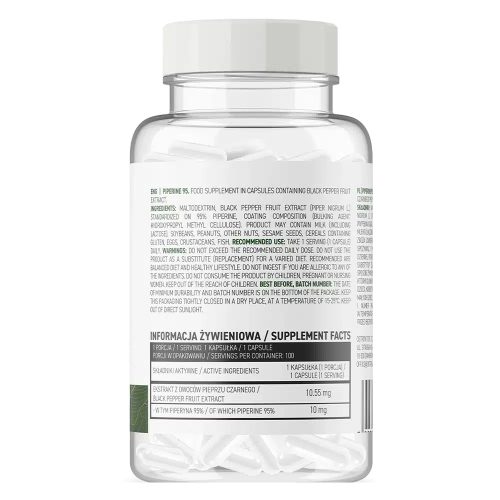 OstroVit Piperine 95 VEGE 100 kapszula 