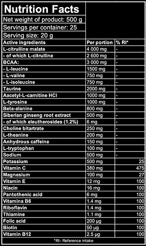 Ostrovit Freak Fighter 500 g - trpical punch