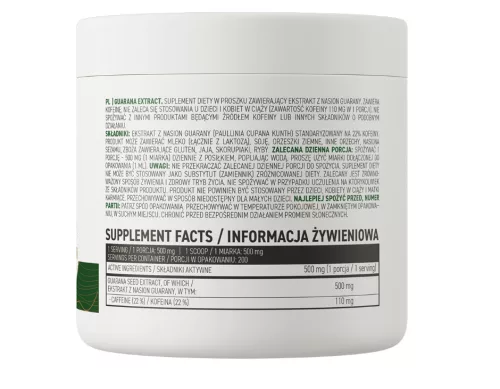 OstroVit Guarana kivonat 100 g 