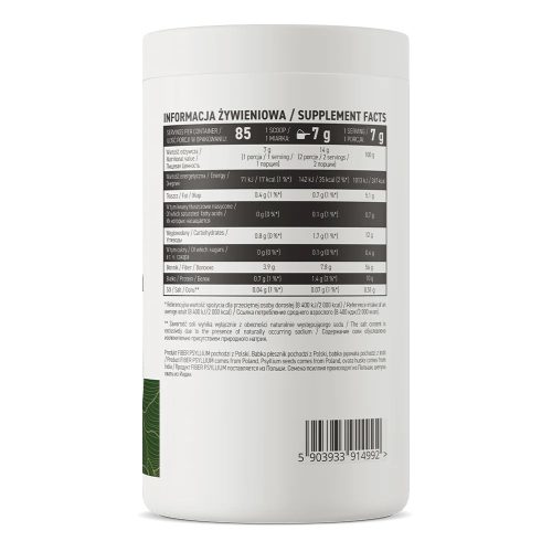 Ostrovit Fiber Psyllium VEGE (útifű maghéj)  - 600 g