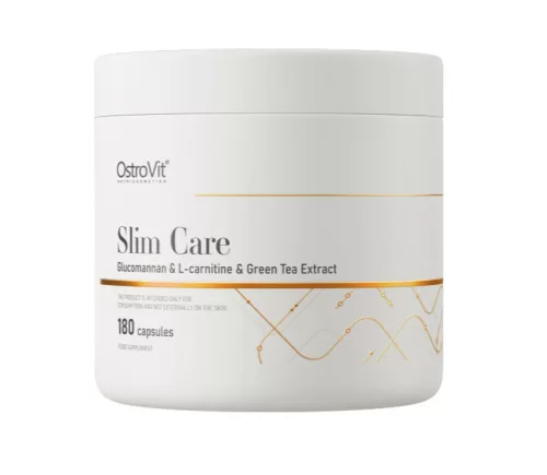 Ostrovit Slim Care - Glucomannan Plus 180 kapszula  - L-karnitin-tartaráttal és zöldteával