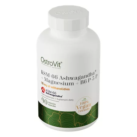 OstroVit Ashwagandha KSM-66 VEGE - 90 kapszula