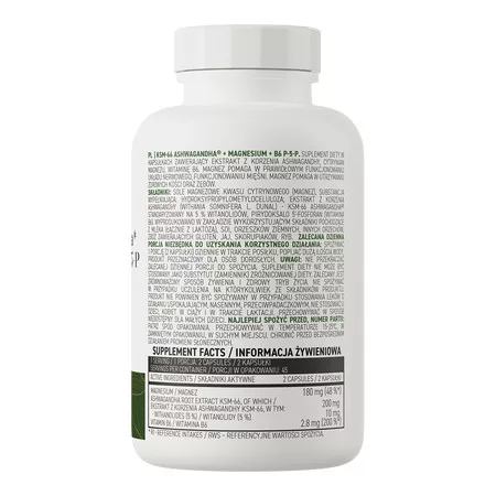 OstroVit Ashwagandha KSM-66 VEGE - 90 kapszula