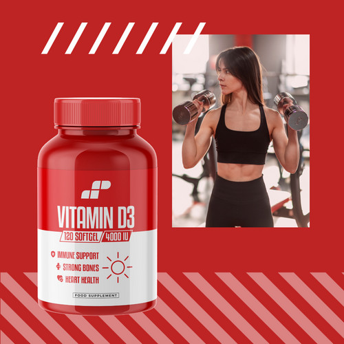 Muscle Power Vitamin d3 4000 IU -120 softgel
