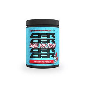   Nano Supps CFR PWO Crave for Rush edzés előtti energizáló - 400g Rocket popsicle