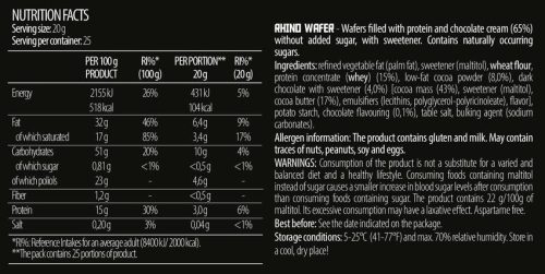 ALLSPORTS LABS Rhino Protein Nápolyi (500 gr) (utolsó 4 db készleten)