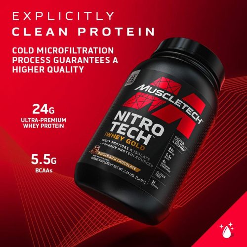 MuscleTech Nitro Tech 100% Whey Gold 2270 g