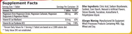 Haya Labs – Magnesium Complex +B2 +B6 pezsgőtabletta