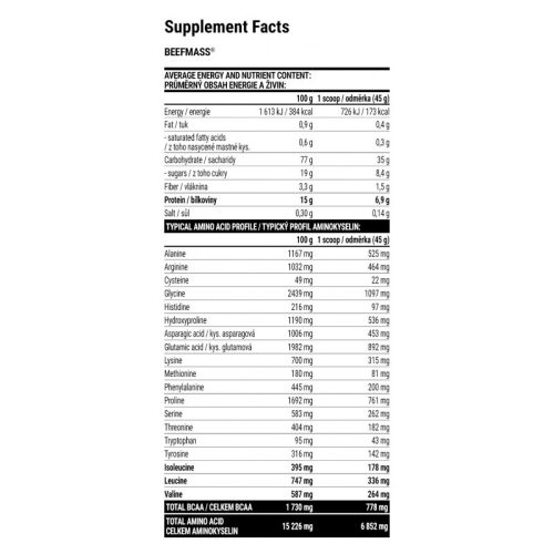 Extrifit Beef Mass Isolate 3000 g  