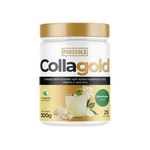 Pure Gold CollaGold Marha és Hal kollagén italpor hialuronsavval 300g