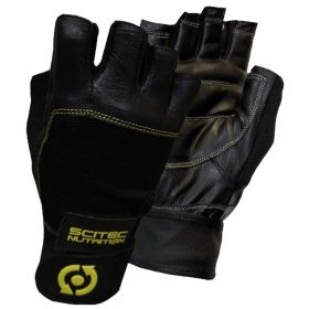 Scitec Nutrition Yellow Leather Style edzőkesztyű (pár)