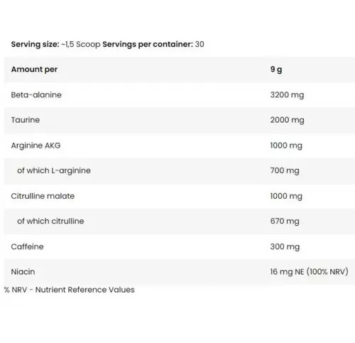 FA - Fitness Authority Core Pump Energizer 270 g