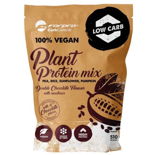 FORPRO 100% VEGAN PLANT PROTEIN MIX 510 G málna