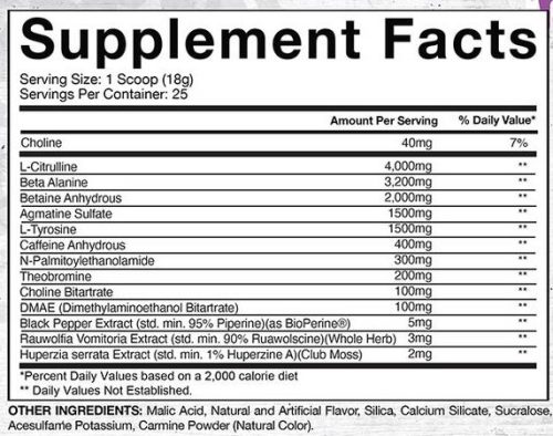 GASPARI NUTRITION SuperPump Agression  U.S.A. 450g