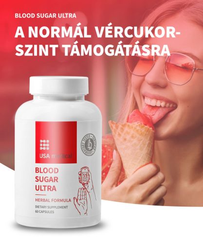 USA medical - Blood Sugar Ultra Vércukor Kontroll kapszula növényi kivonatokkal 60 db