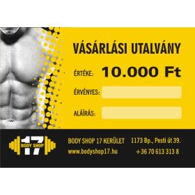 Ajándékutalvány 10.000 Ft