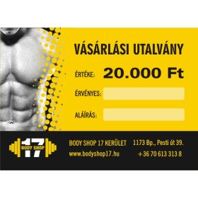 Ajándékutalvány 20.000 Ft