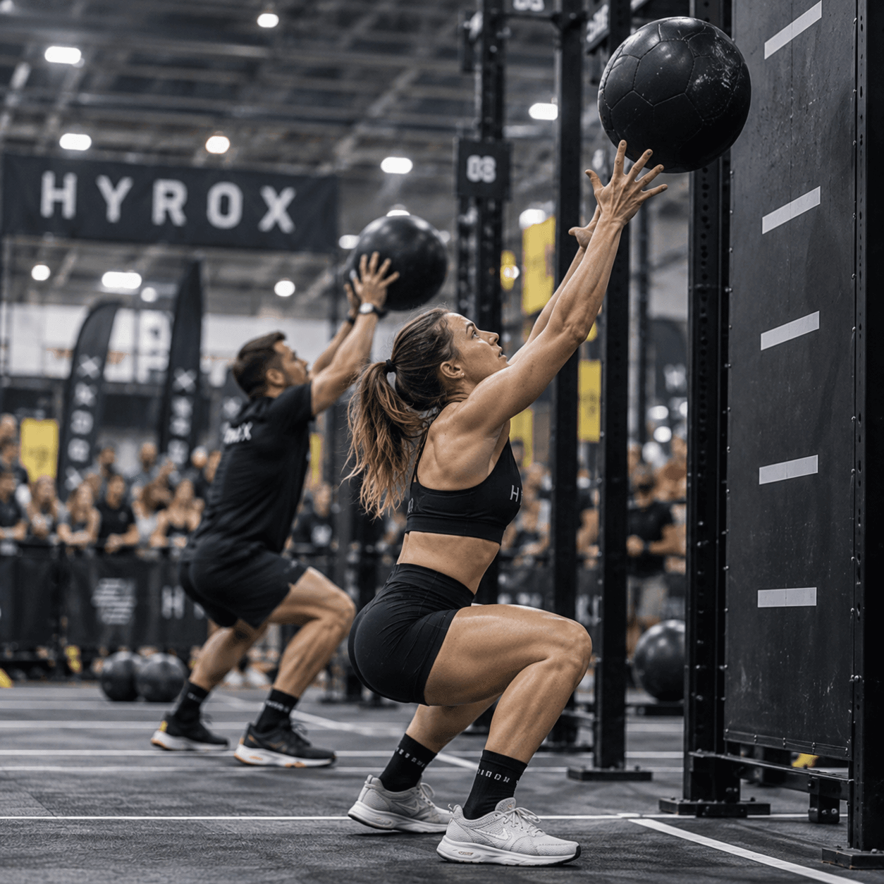 Wall Balls a HYROX versenyen