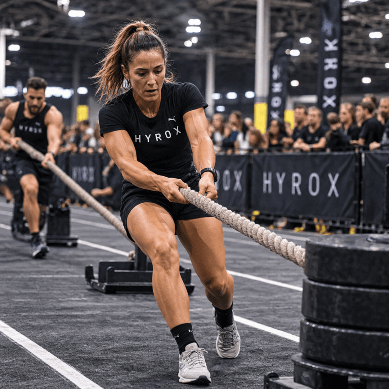 Sled Pull – szánhúzás a HYROX versenyen